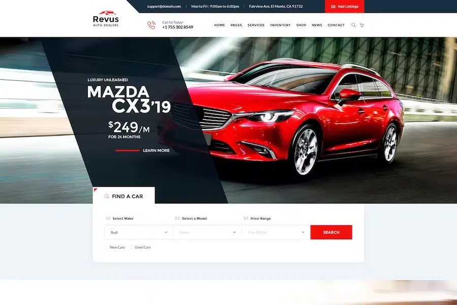 Revus – Auto Dealer HTML