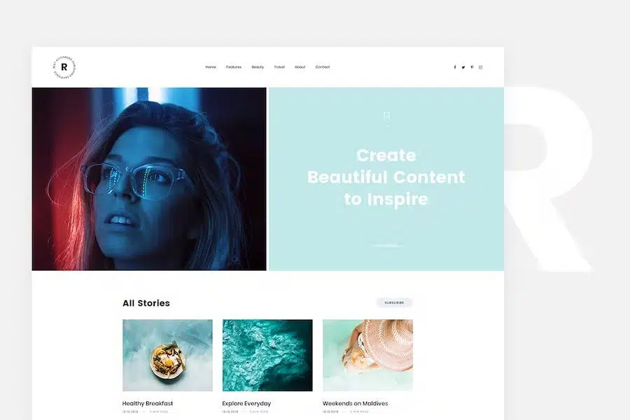 Rima – Personal Blog WordPress Theme