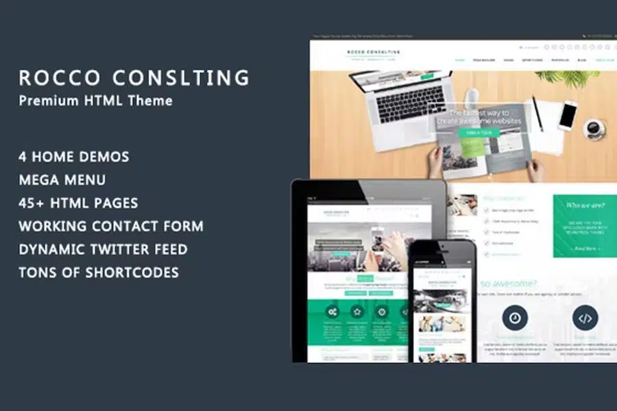 Rocco Flat HTML Template