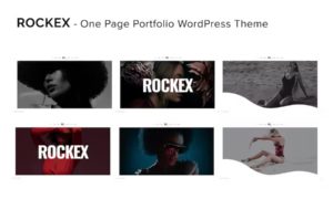 Rockex – One Page Portfolio WordPress Theme