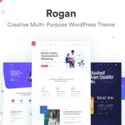 Rogan – Creative Multipurpose WordPress Theme for Agency, Saas, Portfolio