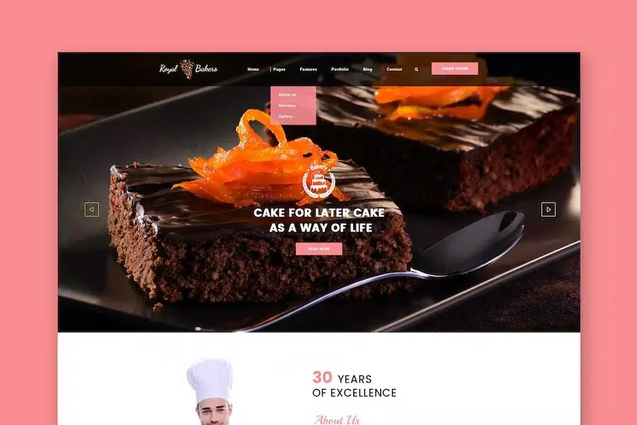 Royal Bakery – Cakery HTML Template