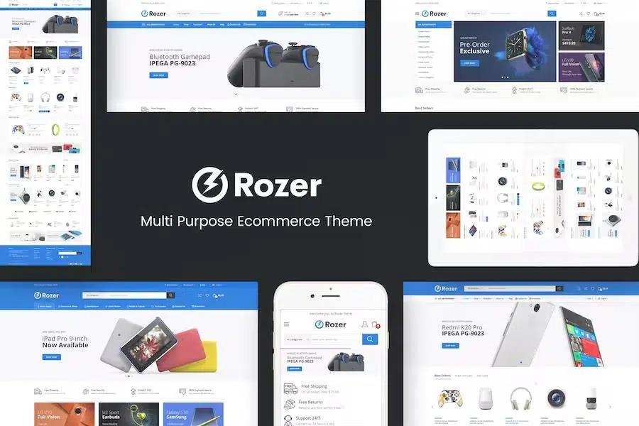 Rozer – Digital Responsive OpenCart Theme (Included Color Swatches)