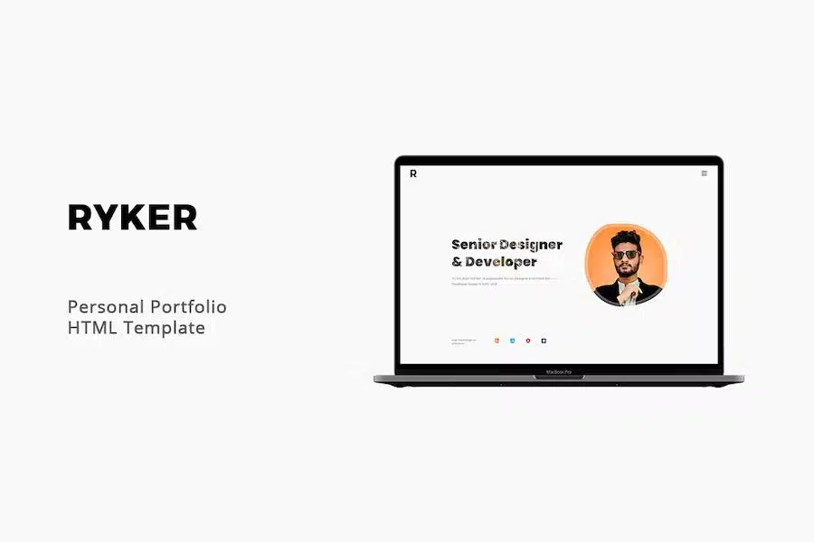 Ryker – Personal Portfolio HTML Template