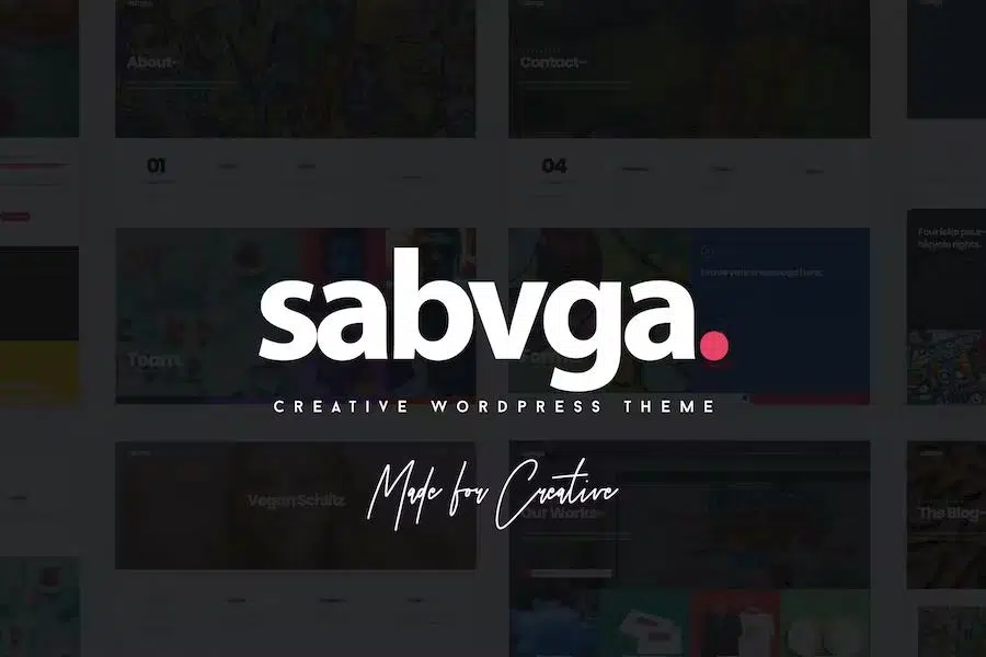 Sabvga – Modern & Creative Portfolio Theme