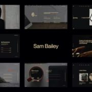 Sam Bailey – Personal CV Resume WordPress Theme