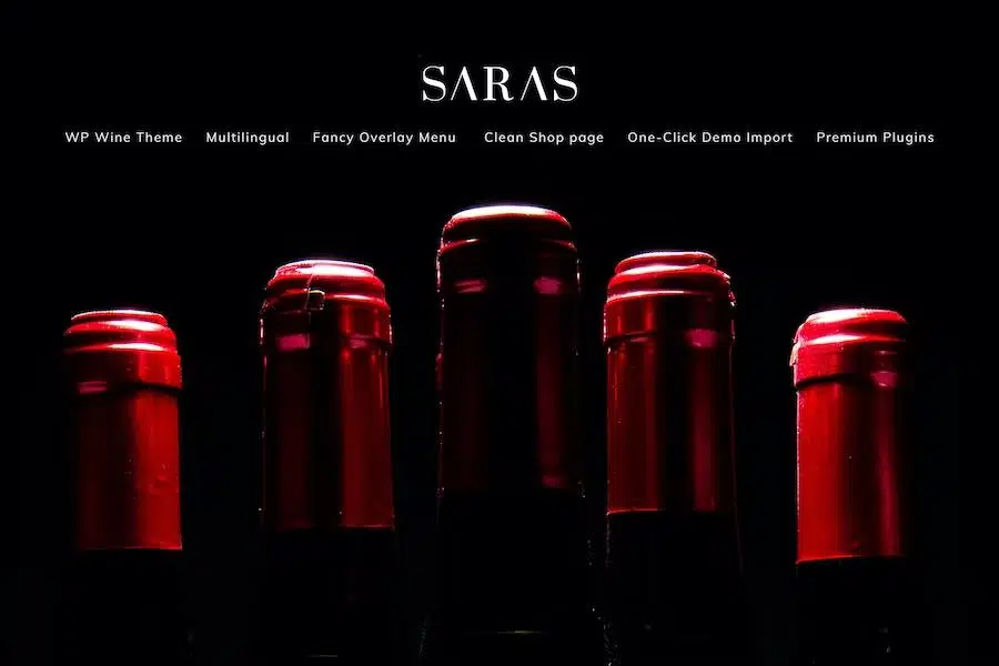 Saras – Wine WordPress Theme