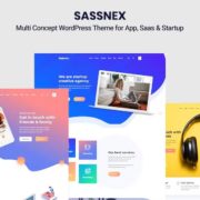 Sassnex – Multi-concept WordPress Theme for App, Saas & Startup