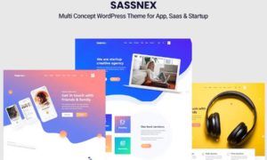 Sassnex – Multi-concept WordPress Theme for App, Saas & Startup