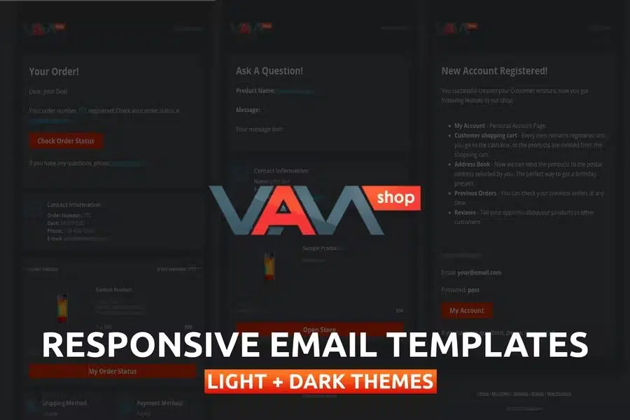 Saturday – E-Commerce Responsive Email Template