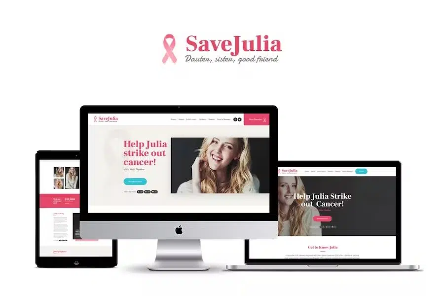 Save Julia – Donation & Fundraising Charity WordPress Theme