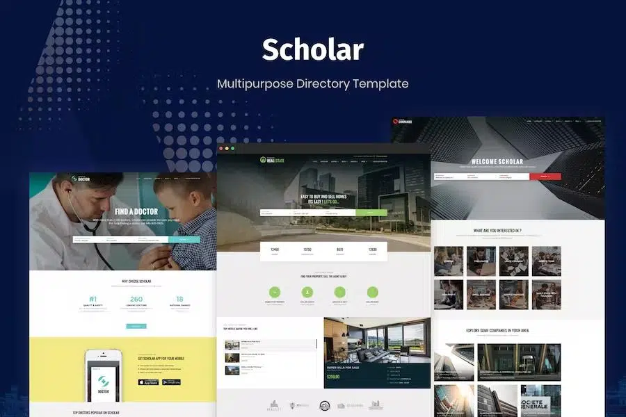 Scholar – Multipurpose Directory Template