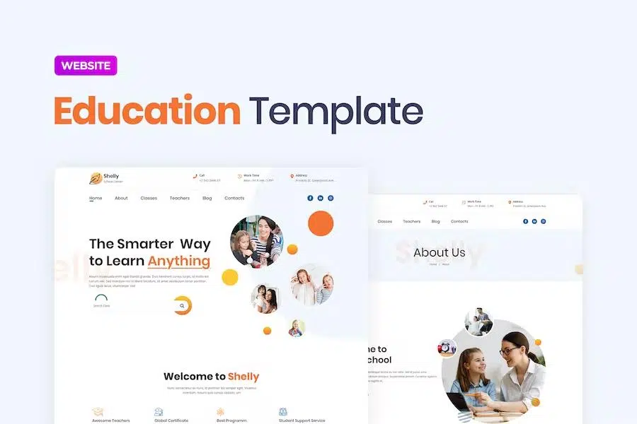 Shelly – School Website Template