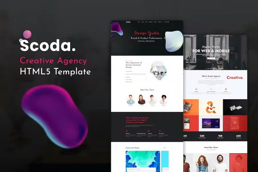 Scoda – Multipurpose One Page HTML5 Template