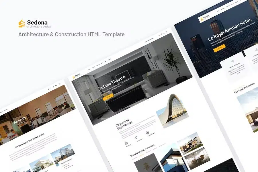 Sedona – Architecture & Construction HTML Template