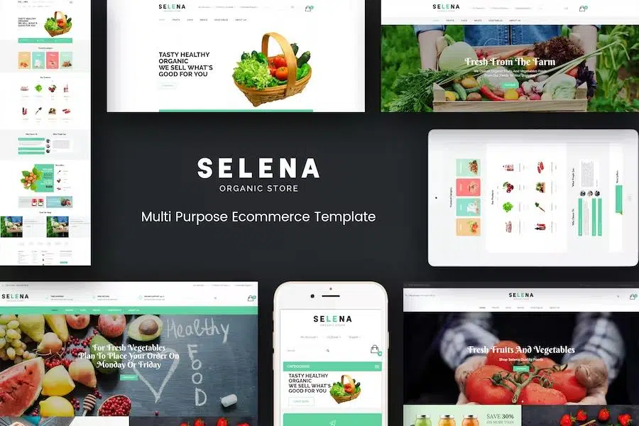 Selena – Organic Responsive Magento Theme