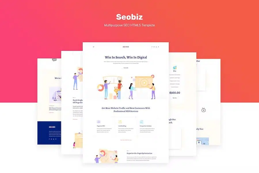 Seobiz – Multipurpose SEO HTML5 Template