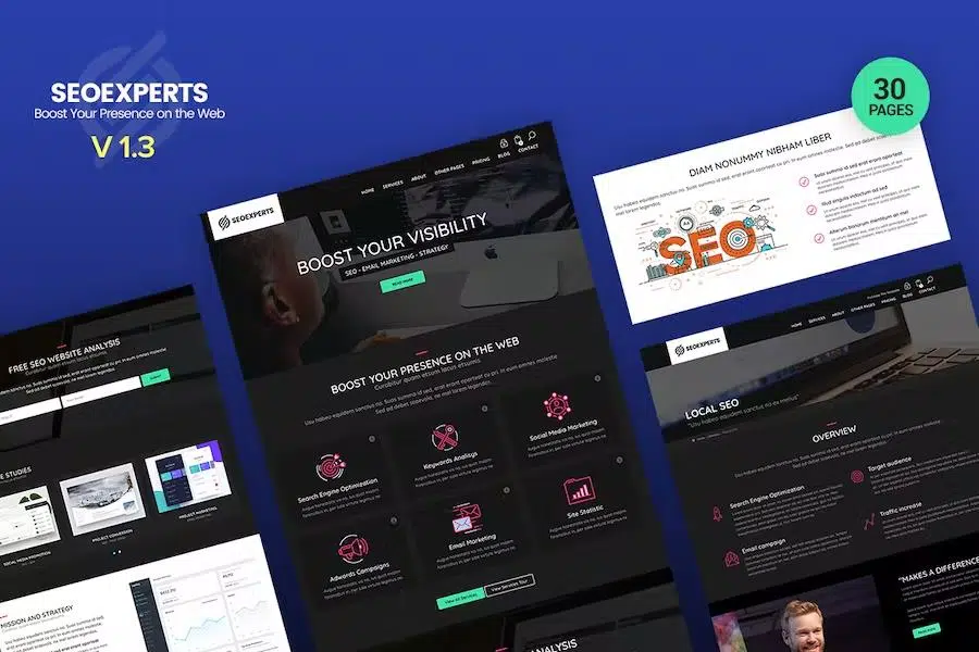 SeoExperts – SEM and Social Media Marketing Template