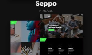 Seppo – Corporate One Page HTML Template