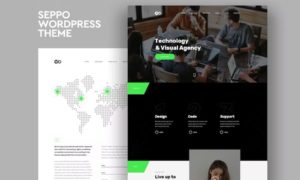 Seppo – Corporate One Page WordPress Theme