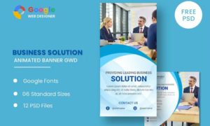 Service Business Animated Banner Google Web Design