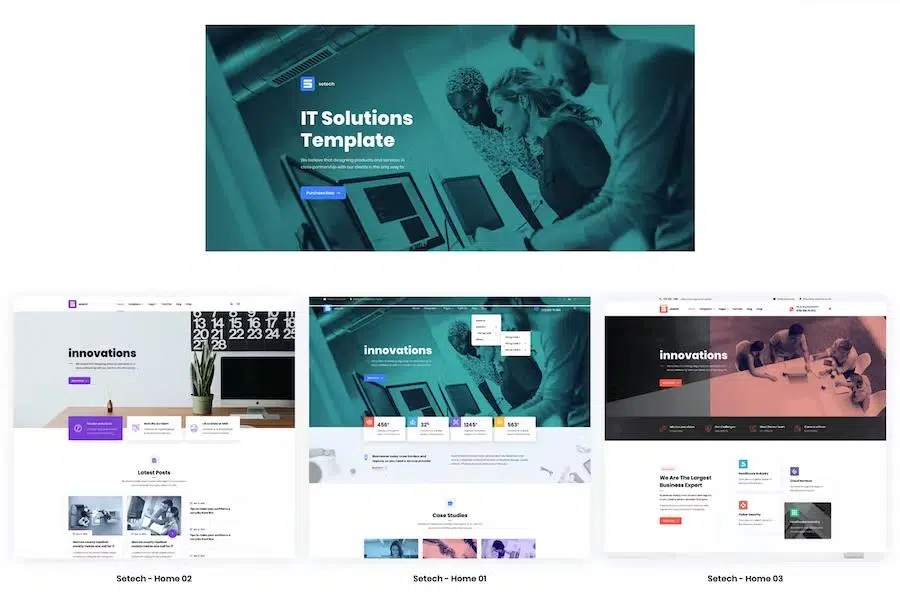 Setech – IT Services and Solutions WordPress Theme