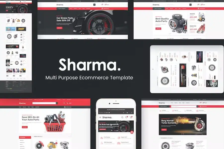 Sharma – Accessories Car OpenCart Theme (Included Color Swatches)