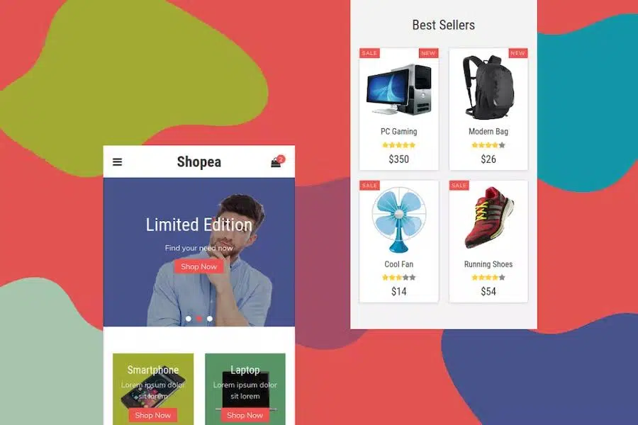 Shopea – eCommerce Mobile Template