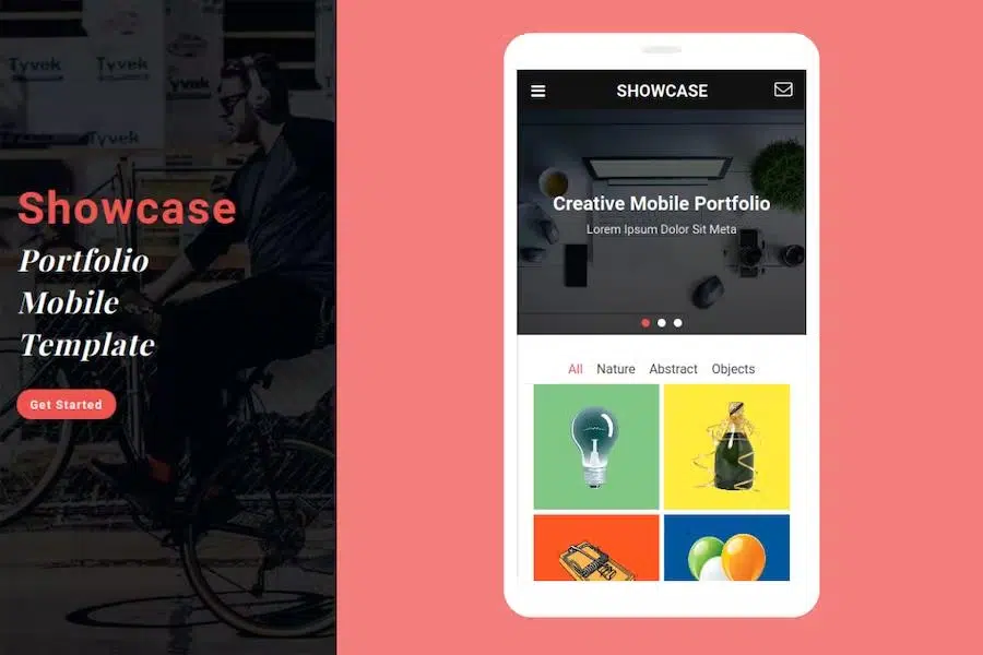 Showcase – Portfolio Mobile Template