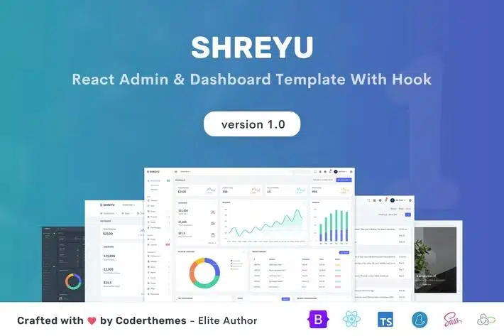 Shreyu – React Admin & Dashboard Template