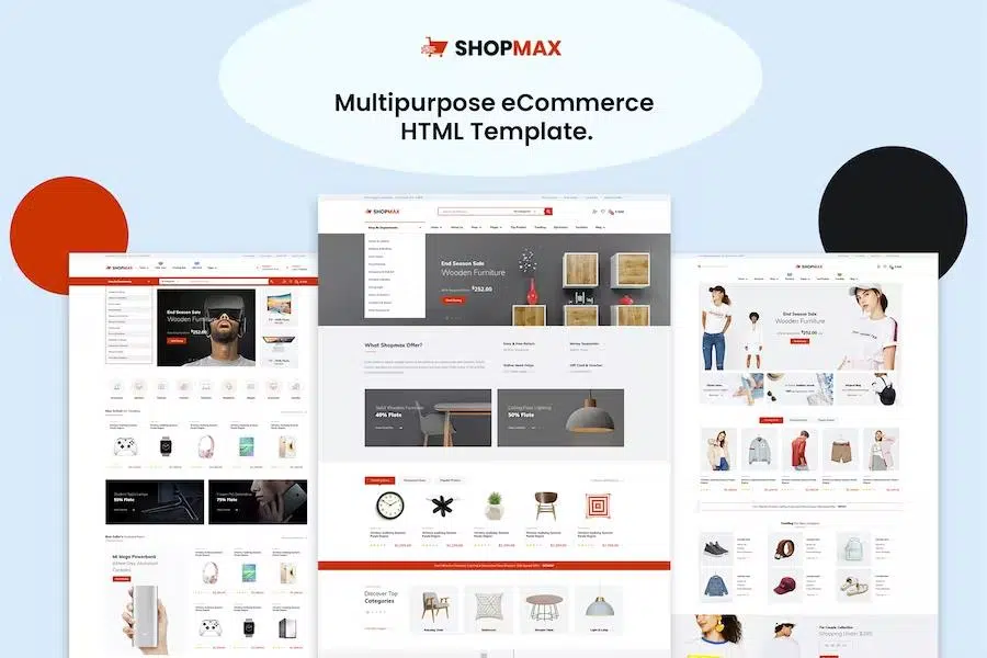 Shupmax – Multipurpose eCommerce HTML Template