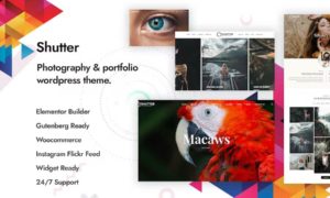 Shutter – Photography WordPress Theme