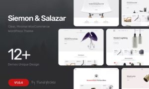 Siemon & Salazar – Clean, Minimal WooCommerce Theme