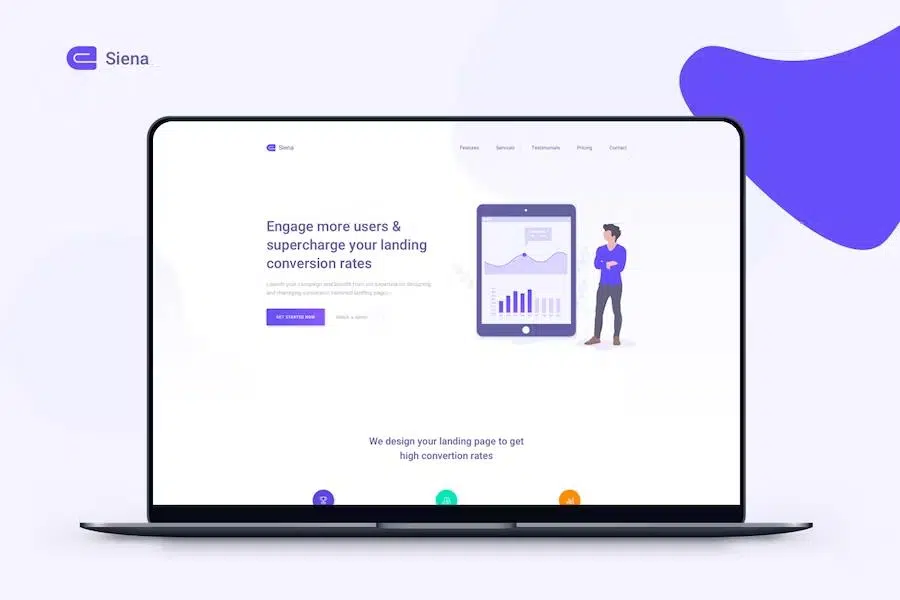 Siena – Marketing Landing Page Template