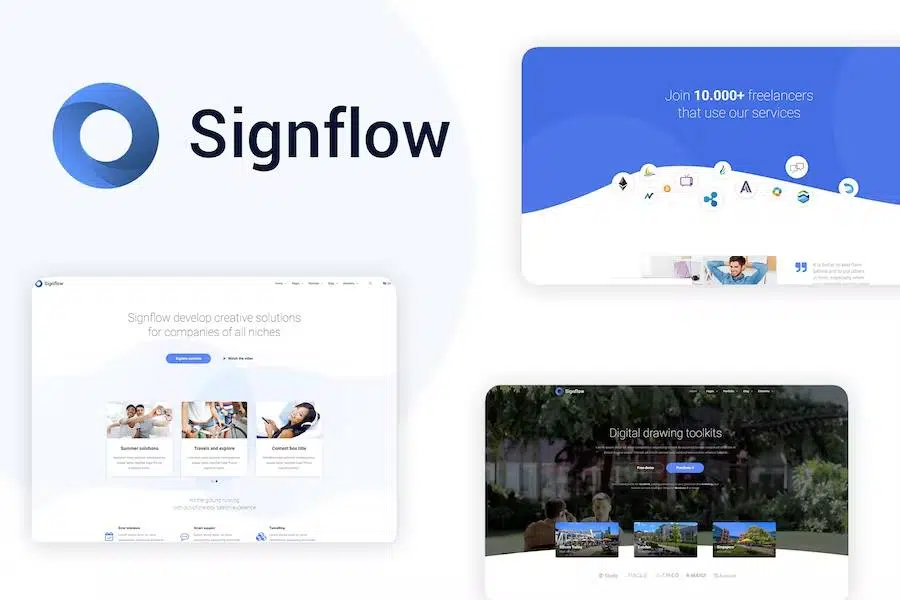 Signflow – Tech And Startup Template