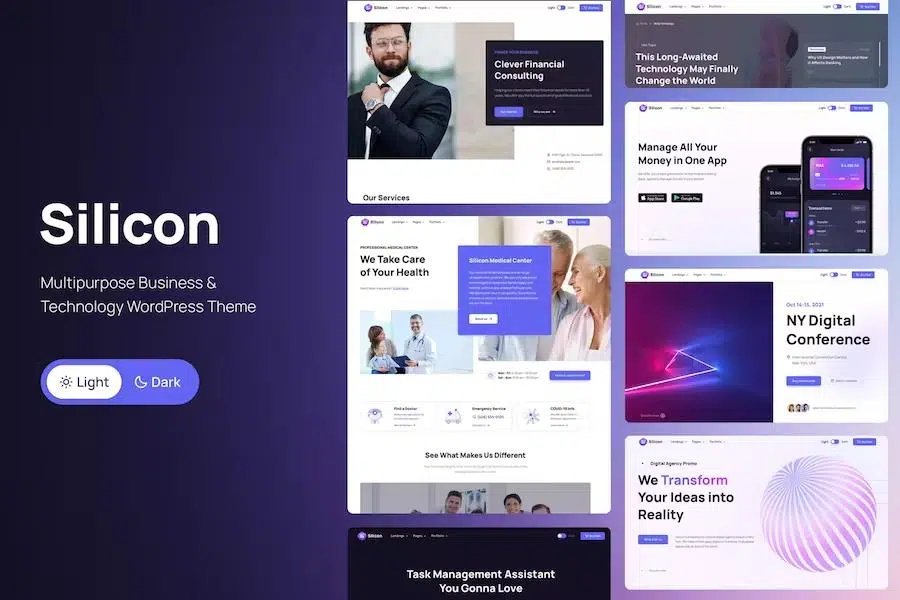 Silicon – Multipurpose Technology WordPress Theme