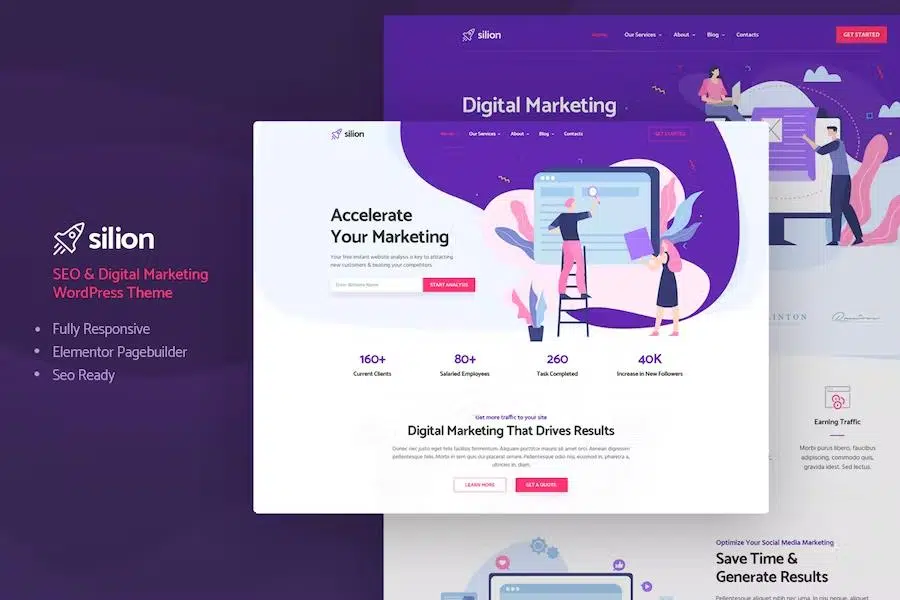 Silion – Digital Marketing WordPress Theme