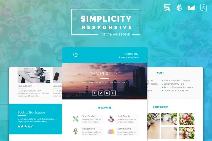 Simplicity Responsive Email Template – Version 2