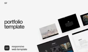 Sir – Responsive HTML5 Portfolio Template