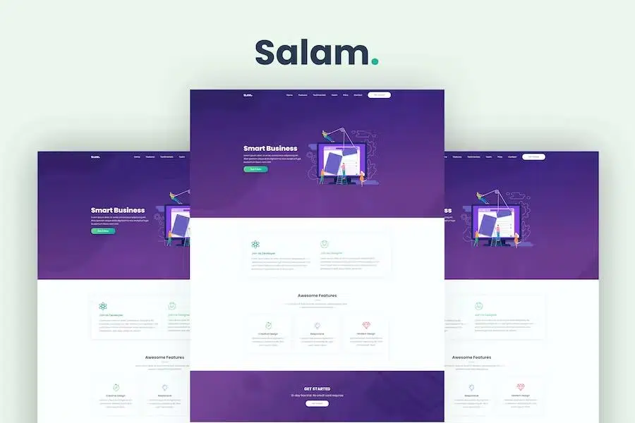 Slam – Startup and SaaS Template