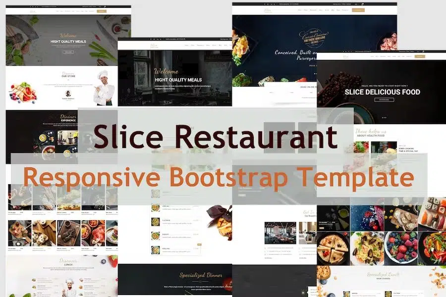 Slice Restaurant – Responsive Bootstrap Template