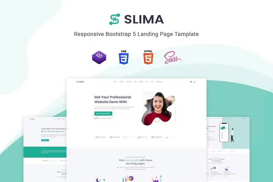 Slima – Creative Responsive HTML Template