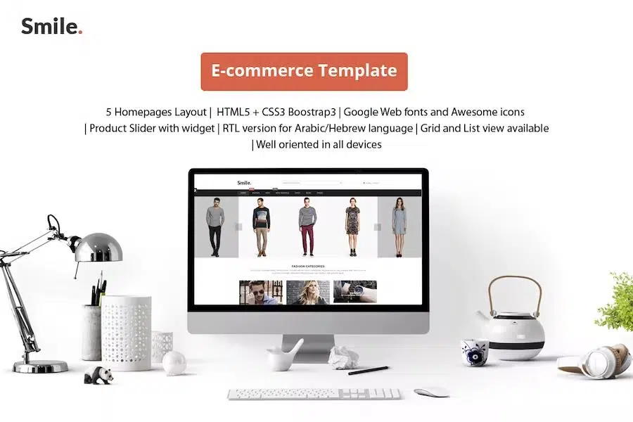 Smile – HTML E-commerce Template