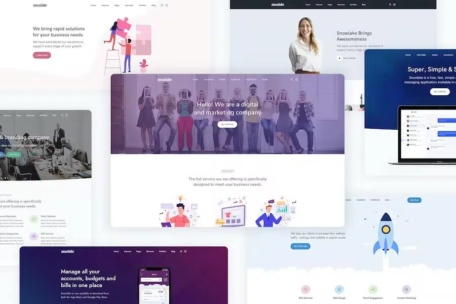 Snowlake – Creative Business & Startup Template