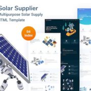 Solar Supplier – Responsive HTML Template