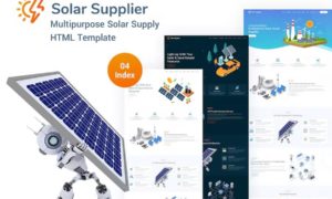 Solar Supplier – Responsive HTML Template