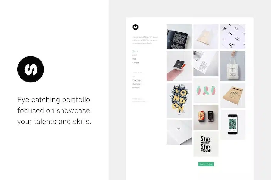 Sonex – Minimalistic Portfolio