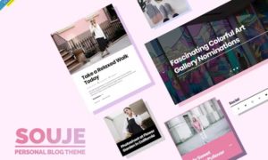 Souje – Personal WordPress Blog Theme