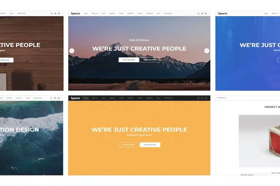 Spacia – One Page Parallax Theme