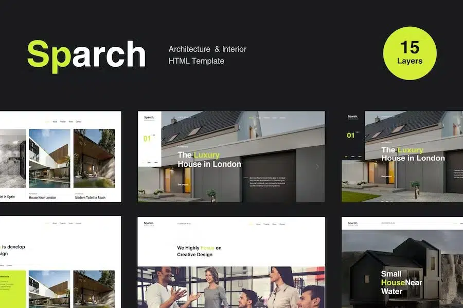 Sparch – Architecture & Interior HTML Template